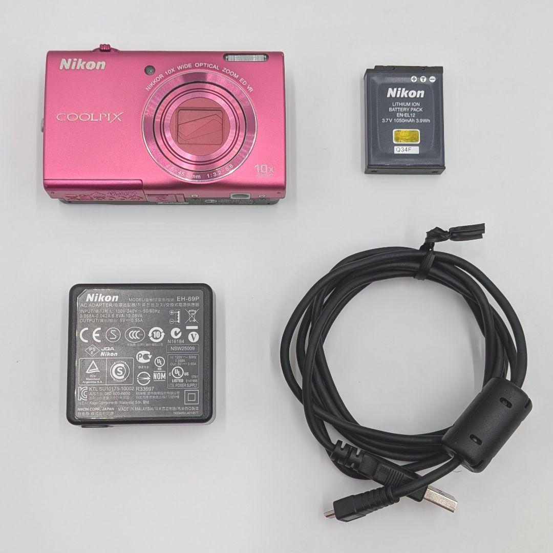 【美品】Nikon COOLPIX S6200 ピンク