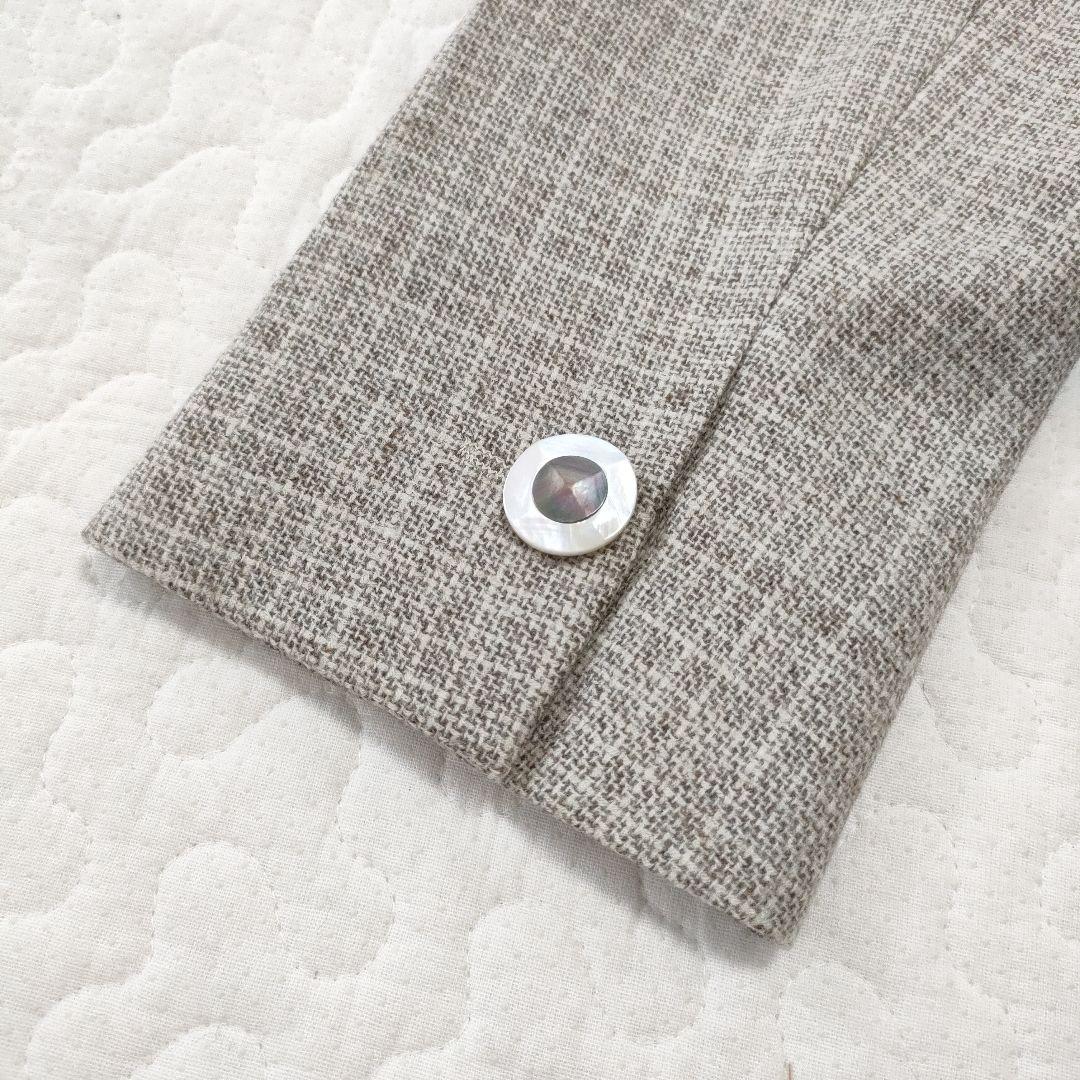 極美品✨GIORGIOARMANI　ウールツイードジャケット　大きいサイズ　46