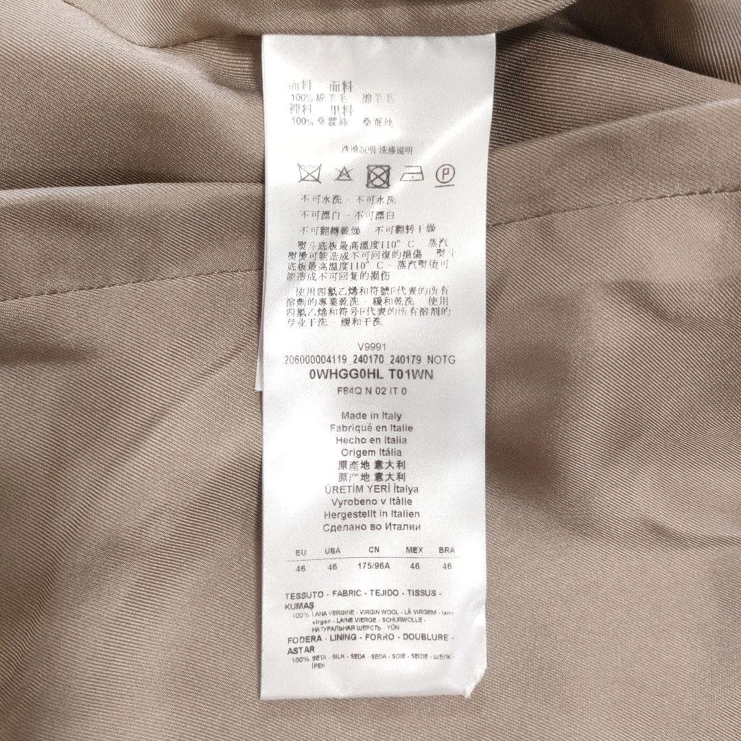 極美品✨GIORGIOARMANI　ウールツイードジャケット　大きいサイズ　46