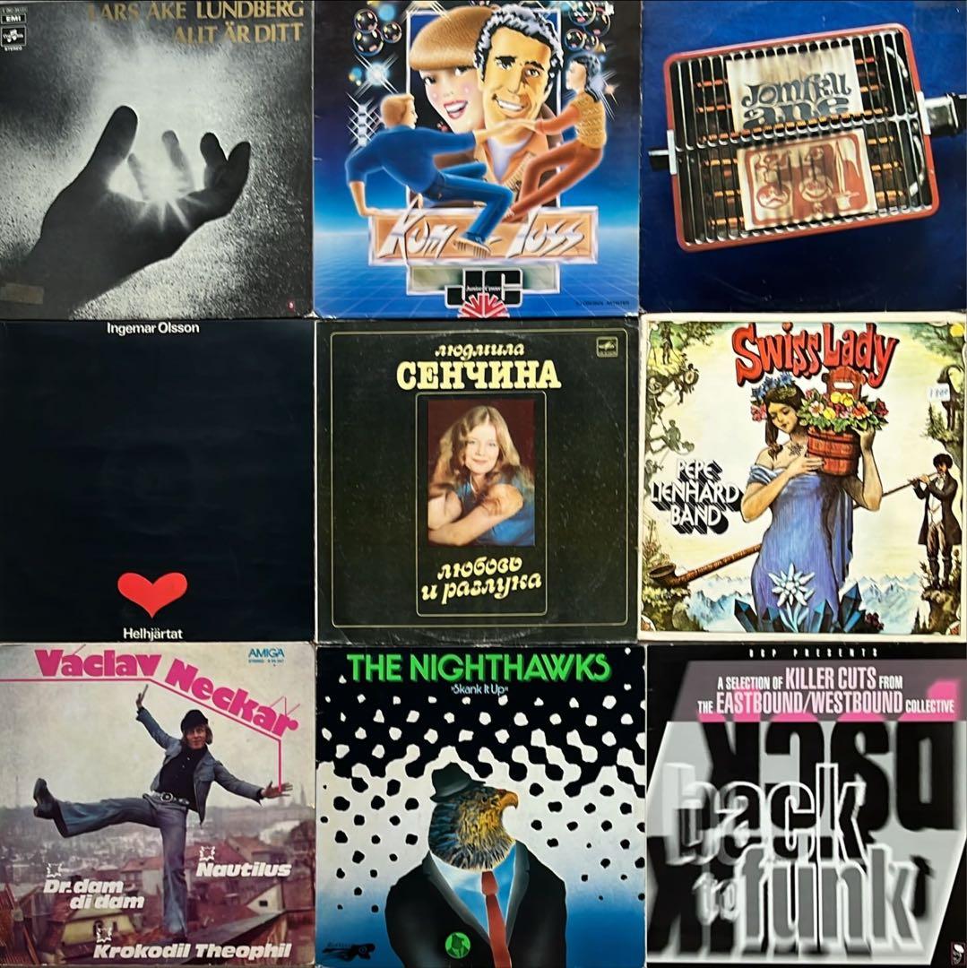 北欧 サバービアfree soulオルガンバーAORフリーソウル 9枚セット