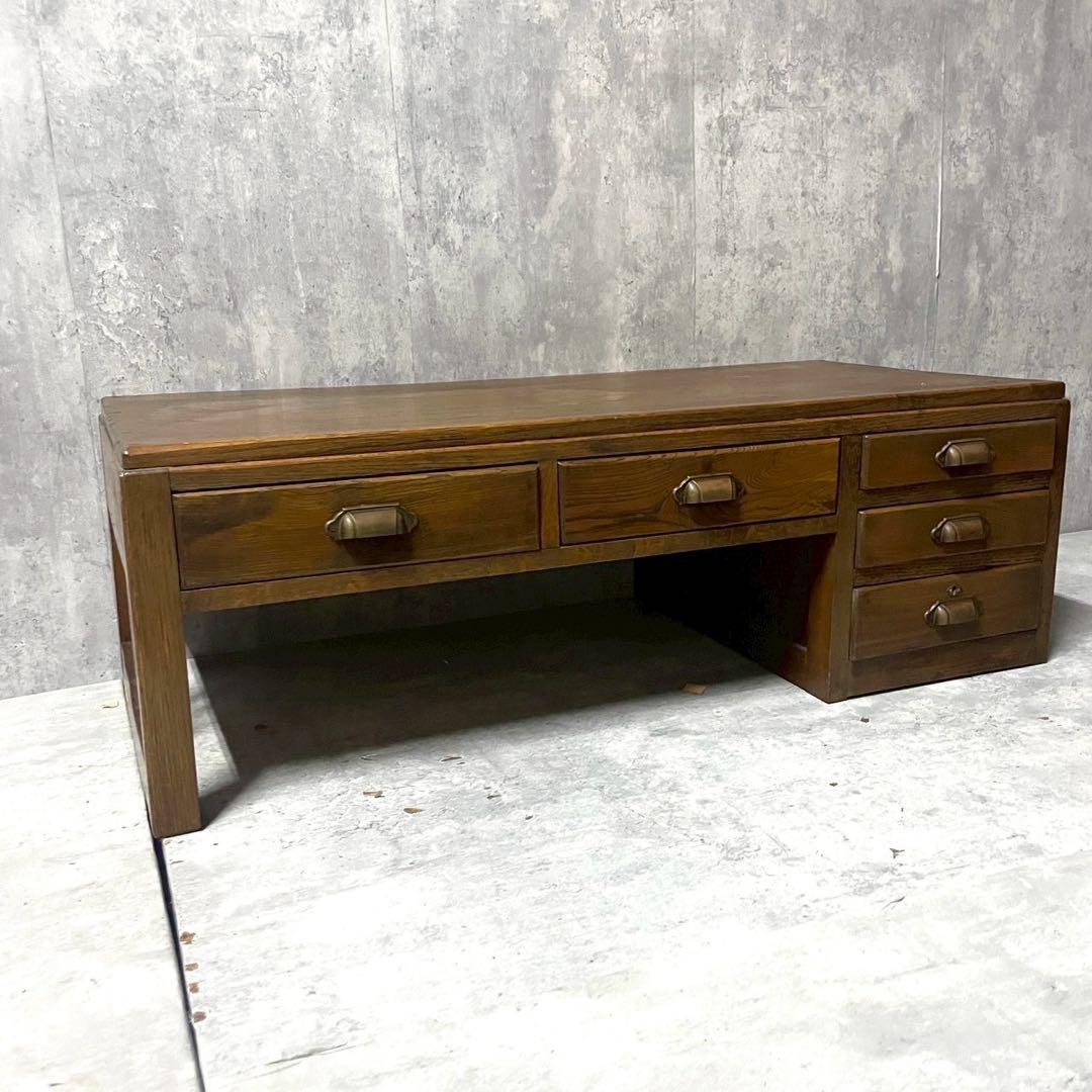 アンティーク 文机 和家具 無垢材 和モダン 長机 大正ロマン ヴィンテージ