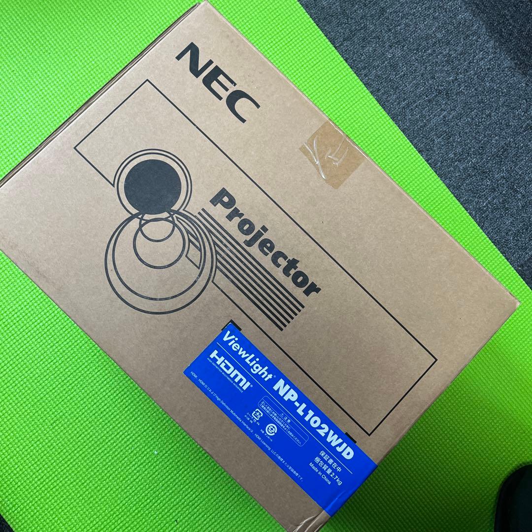 NEC NP-L102WJD プロジェクター 本体 HDMIケーブル付