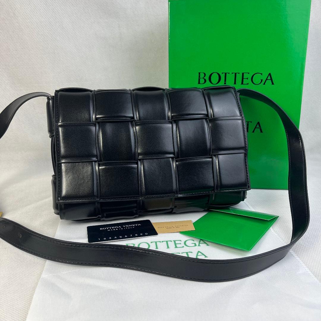 【美品】ブラックレザー メッセンジャーバッグ