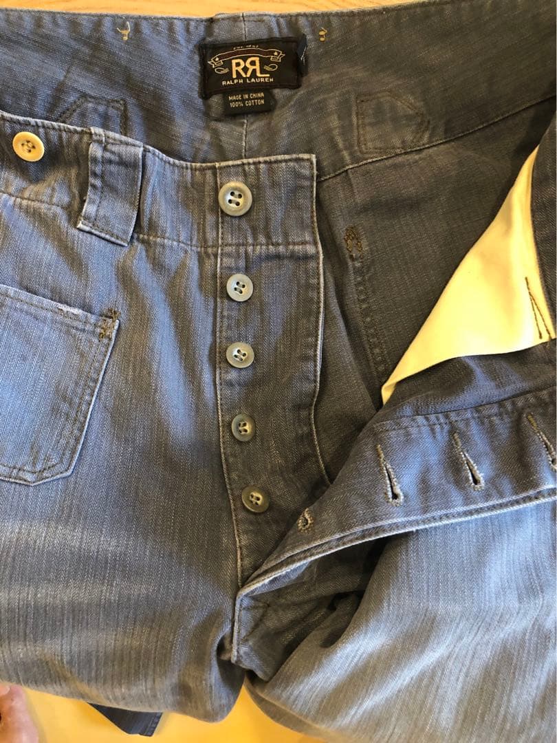 RRL 30〜40'sスタイル コットンチノクロストラウザーズ