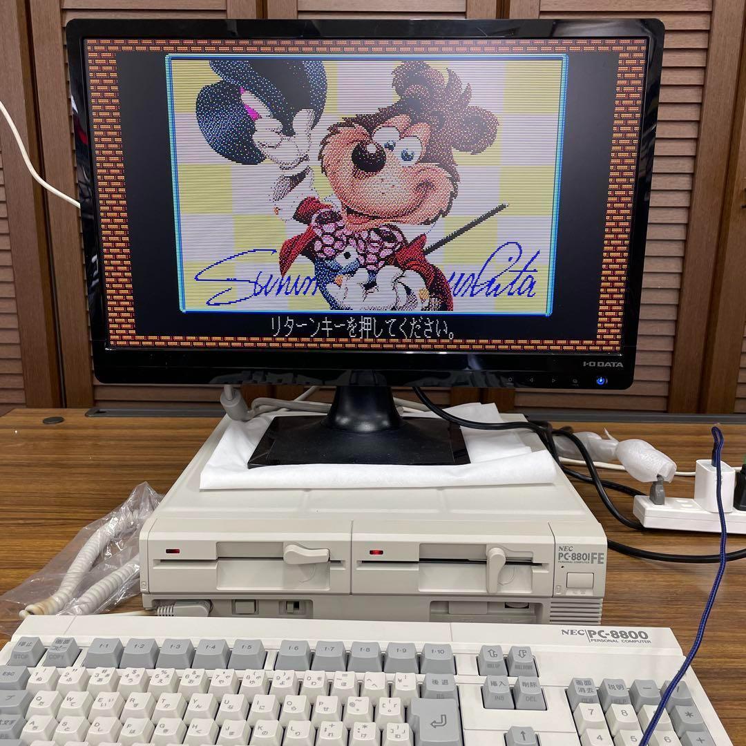 【新品・未開封】NEC PC-8801FE 本体 キーボード付き （3 / 3)