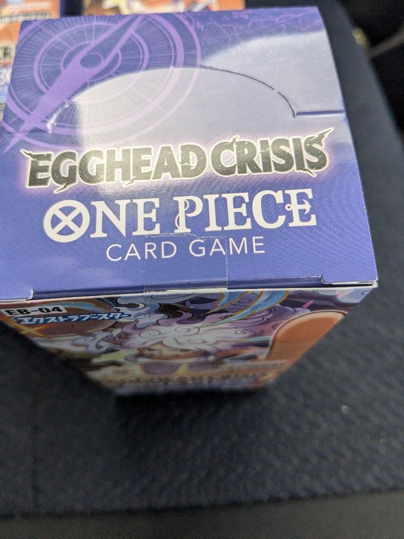 【新品未開封】4BOX　ワンピースカード　EB-04 テープ付き