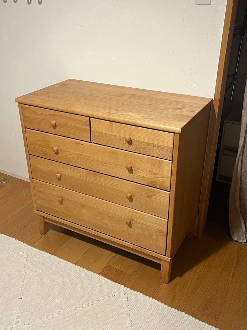 【route00】幅80 4段 チェスト たんす