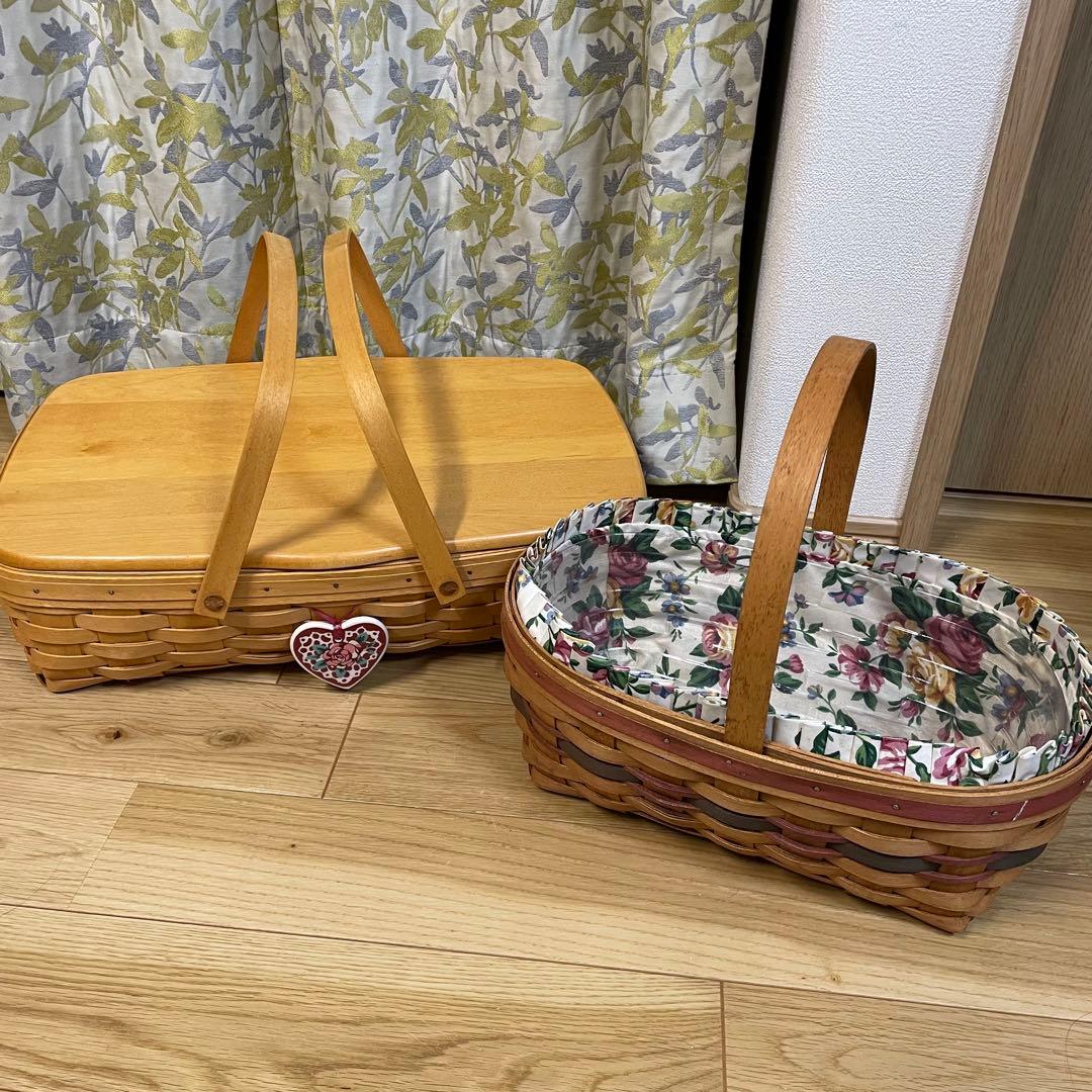 ロンガーバーガー　バスケット　2個セット　Longaberger