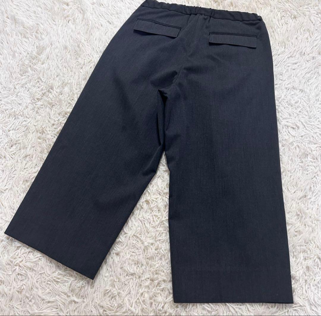 未使用級 THE RERACS ワイドスラックス 46 グレー