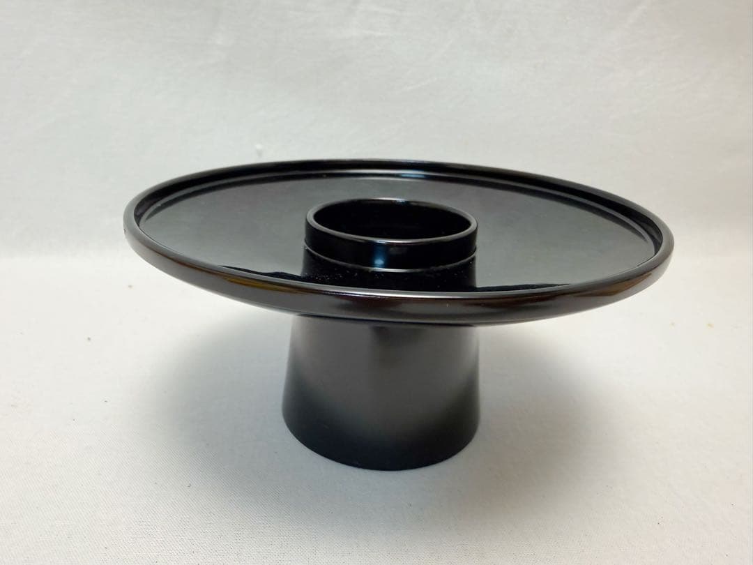 未使用 塗師 静峰作 懐石道具 輪島塗 木製盃台 引盃松葉蒔絵5客 共布 共箱