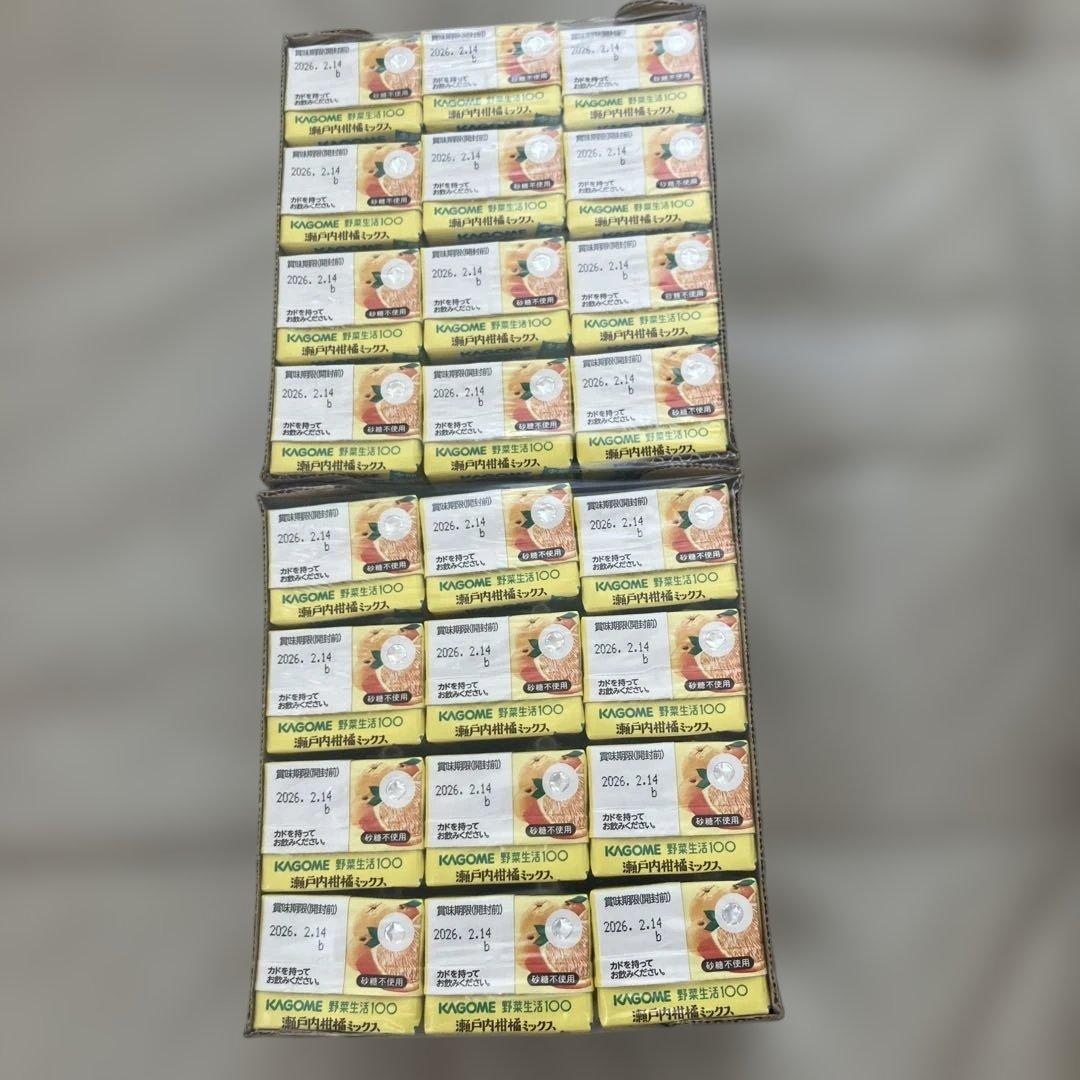 KAGOME 野菜生活100 果物ミックス 4種類　24本ずつ　計96本