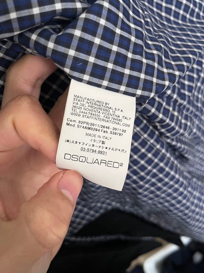 DSQUARED2 ダッフルコート　メンズ　イタリア製