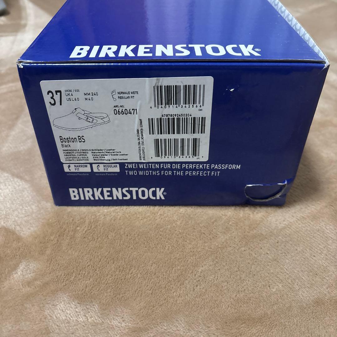 新品未使用品　BIRKENSTOCK ブラック サボサンダル 37