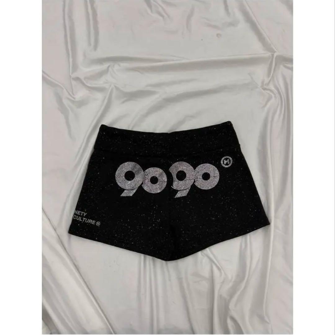 9090girls Glitter Micro Shorts マイクロパンツ