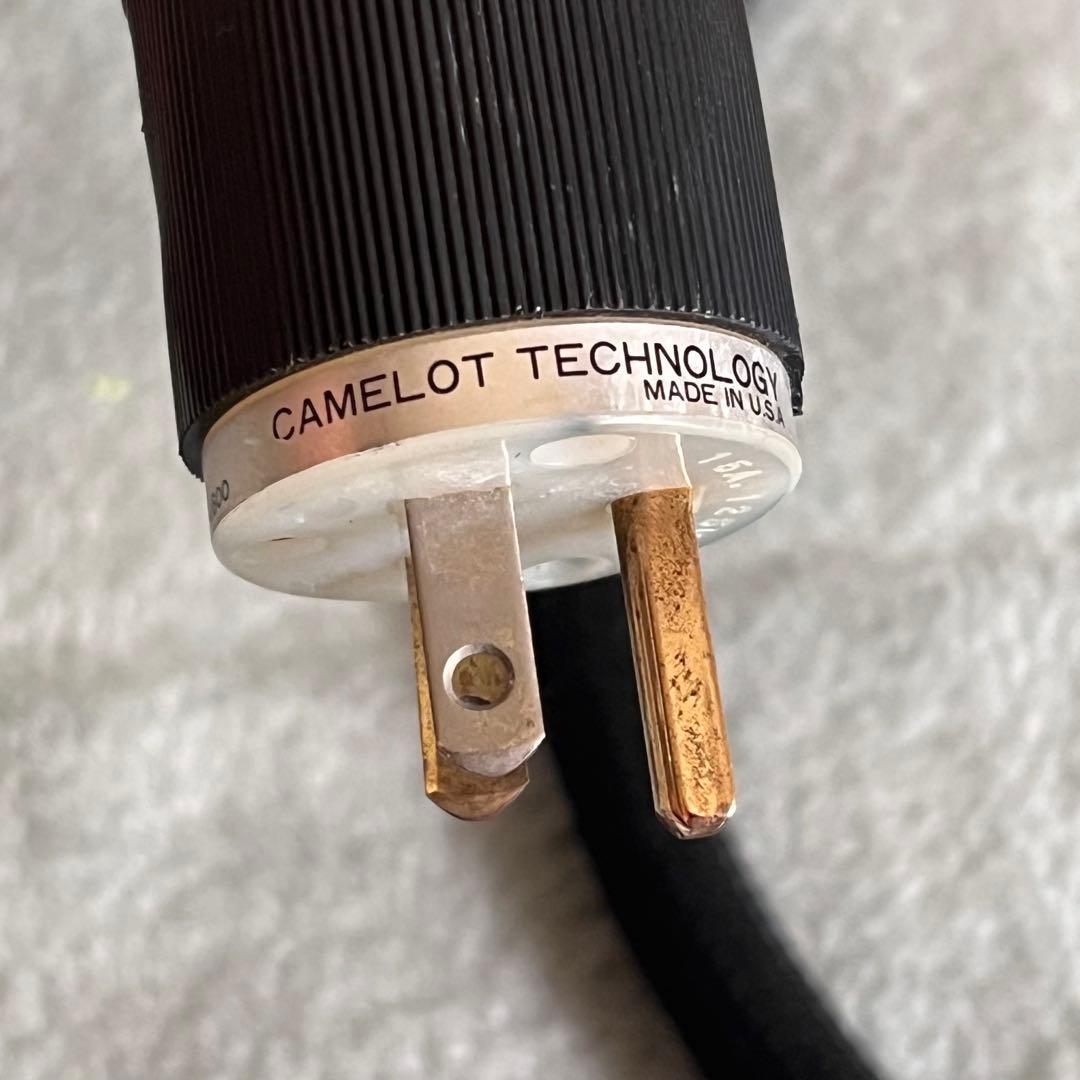 CAMELOTキャロメットPM-600電源ケーブ高級プラグ高音質UP② 1.5m