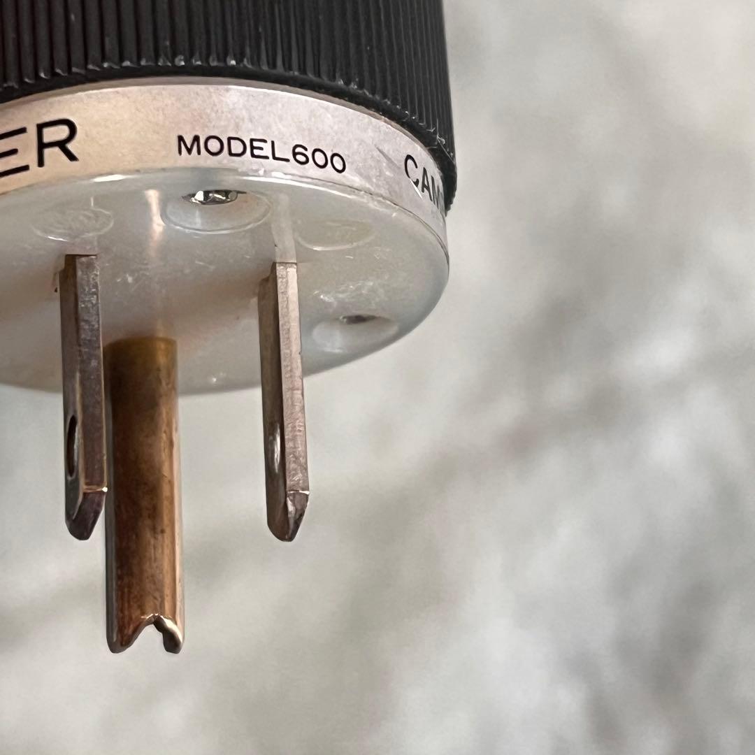 CAMELOTキャロメットPM-600電源ケーブ高級プラグ高音質UP② 1.5m