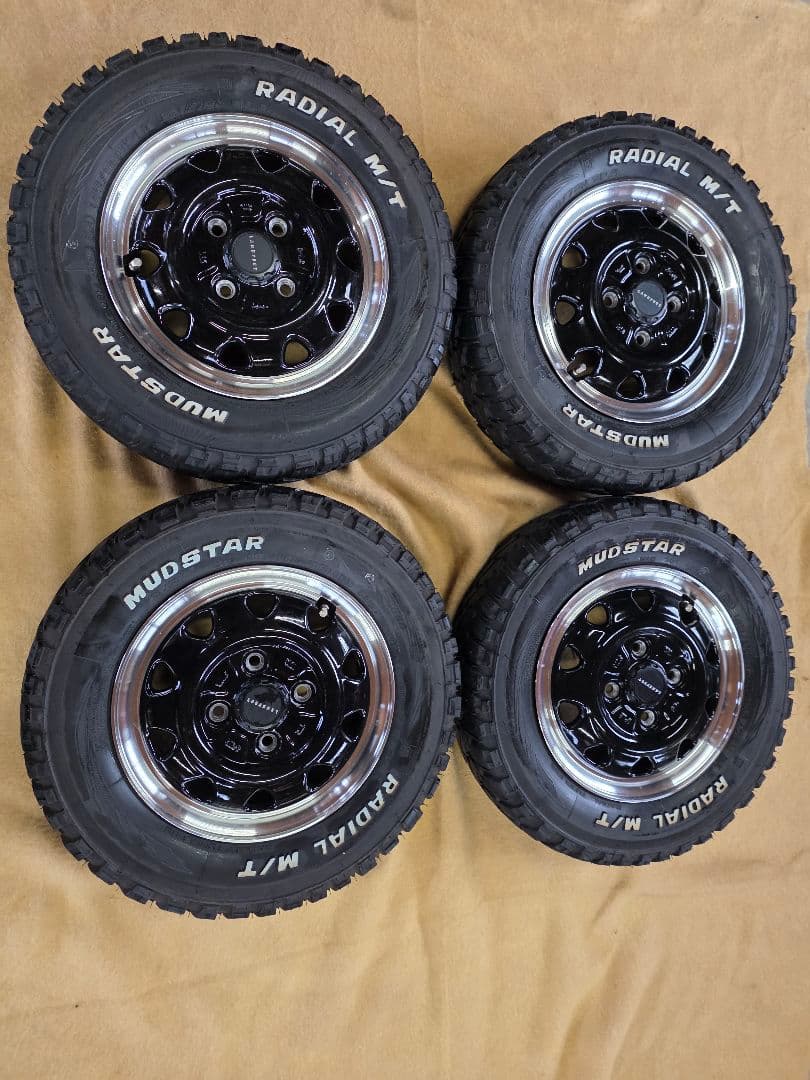 アゲアゲ軽自動車 タイヤ・ホイールセット 145/80R12LT足元決まります