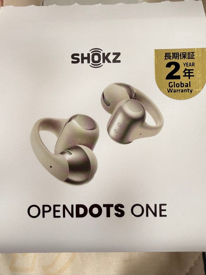 SHOKZ OPENDOTS ONE グレー ワイヤイヤホン イヤーカフ
