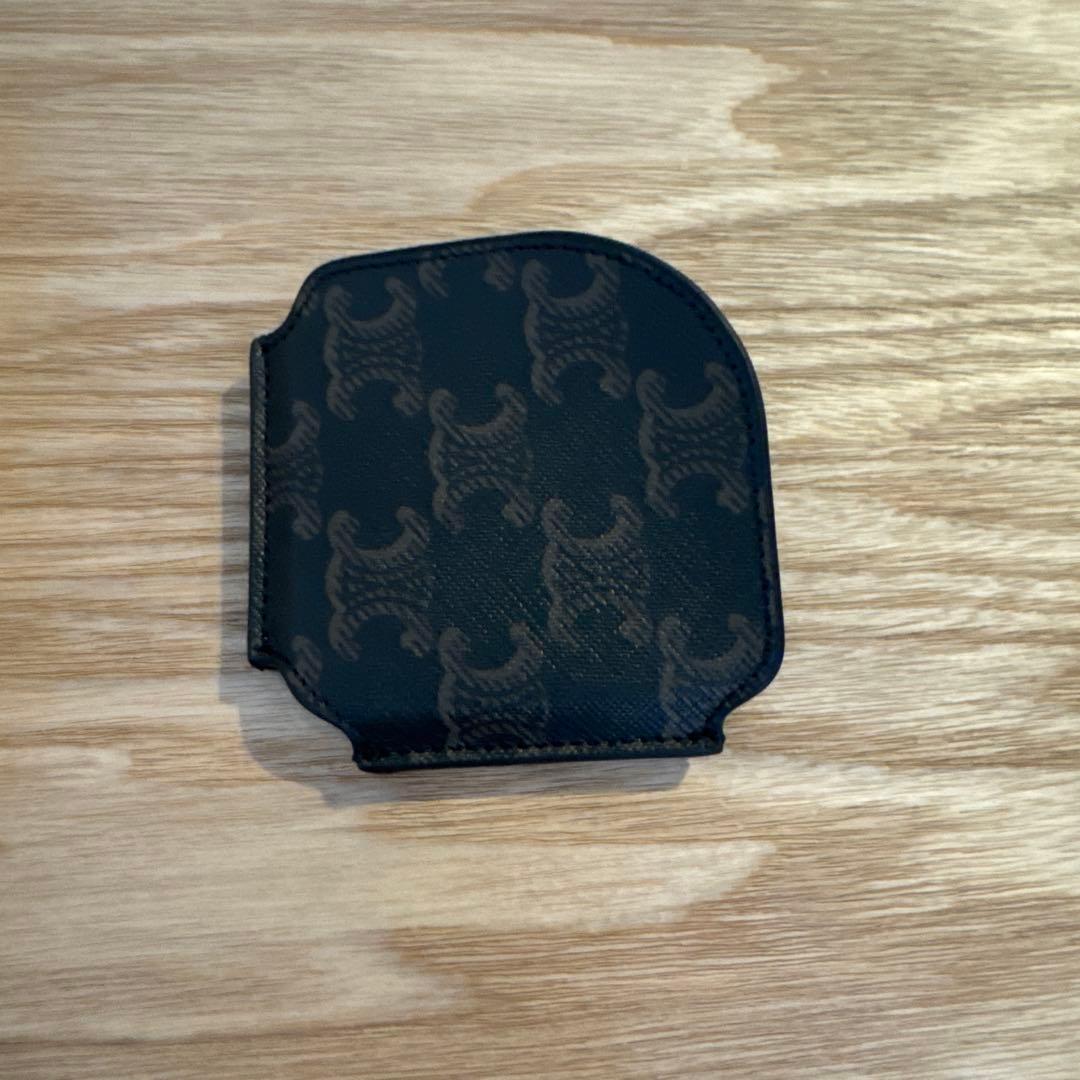 セリーヌ トリオンフ ポケットミラー トリオンフキャンバス ケース付き レジン