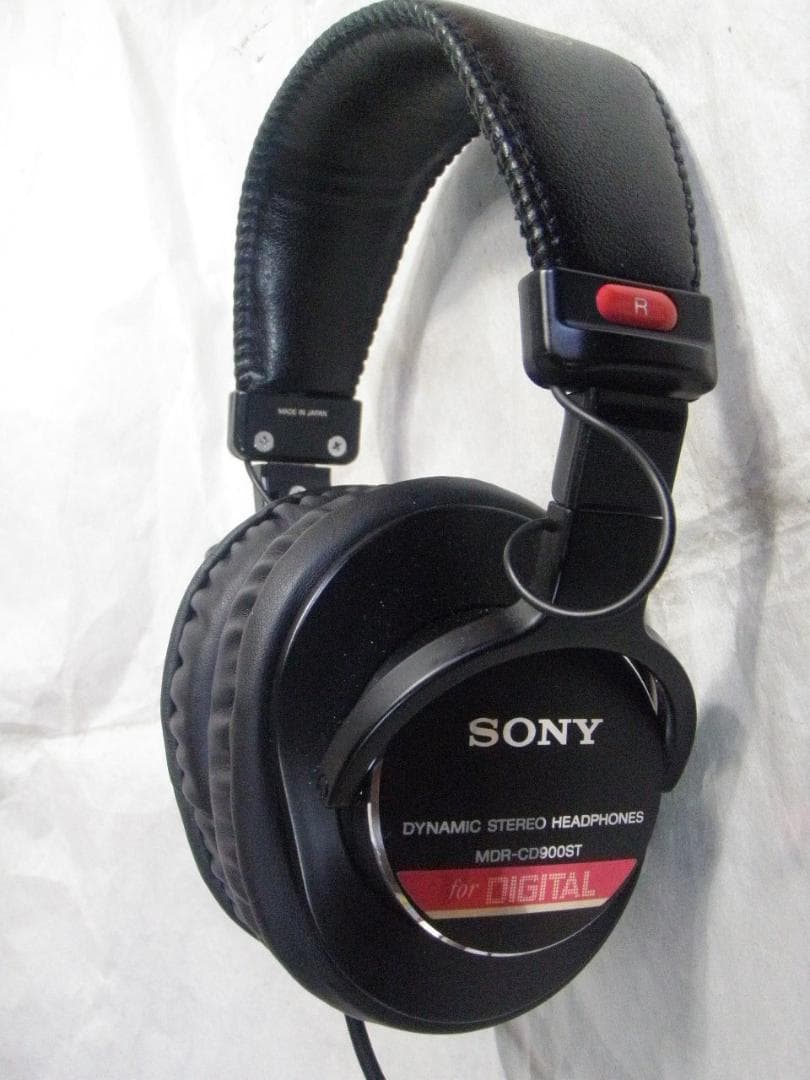 SONY MDR-CD900ST 新品互換イヤーパッド交換済 音出確認 108