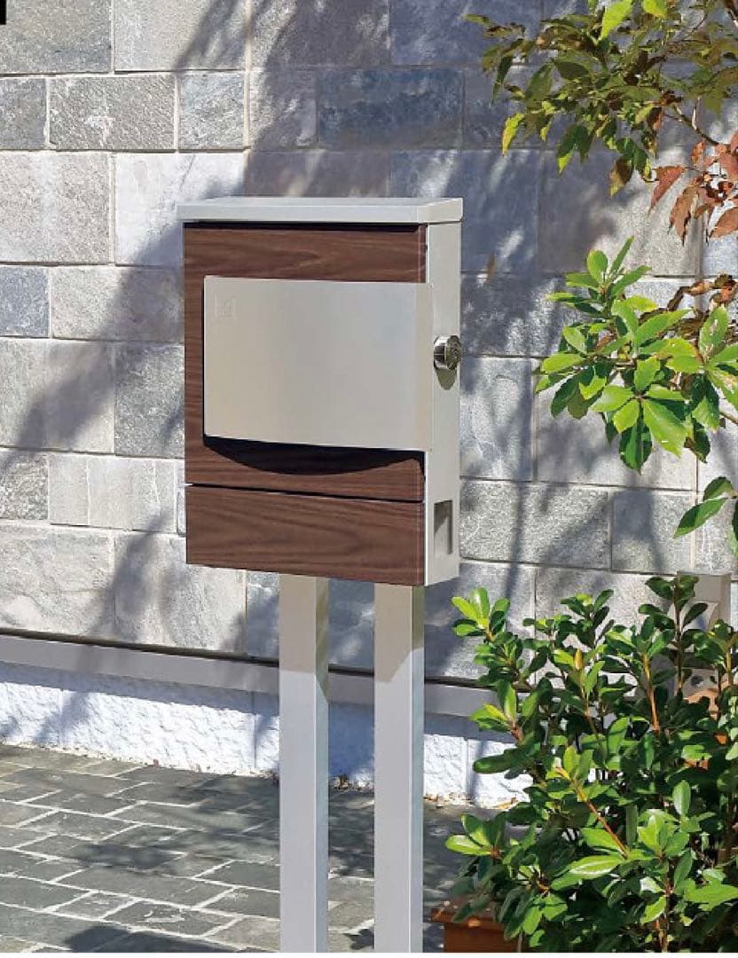 郵便ポスト　クルムⅡ 左開きダイヤル錠　アニグレ色　新品　定価¥38,940