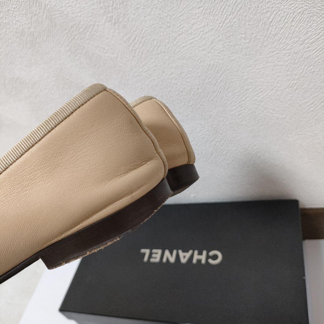 CHANEL　バレーシューズ　ココマーク　シャネル　38c