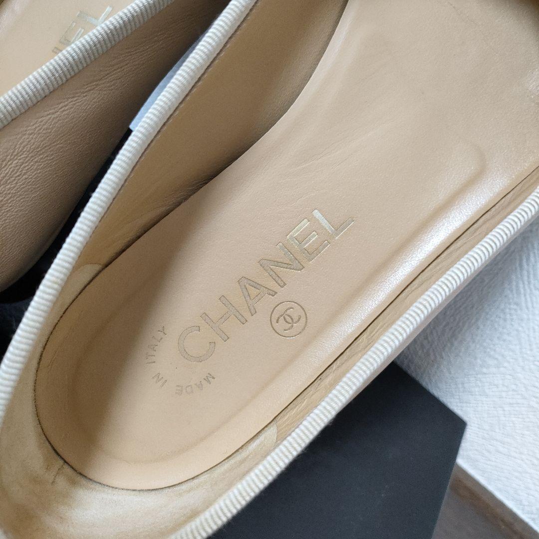 CHANEL　バレーシューズ　ココマーク　シャネル　38c