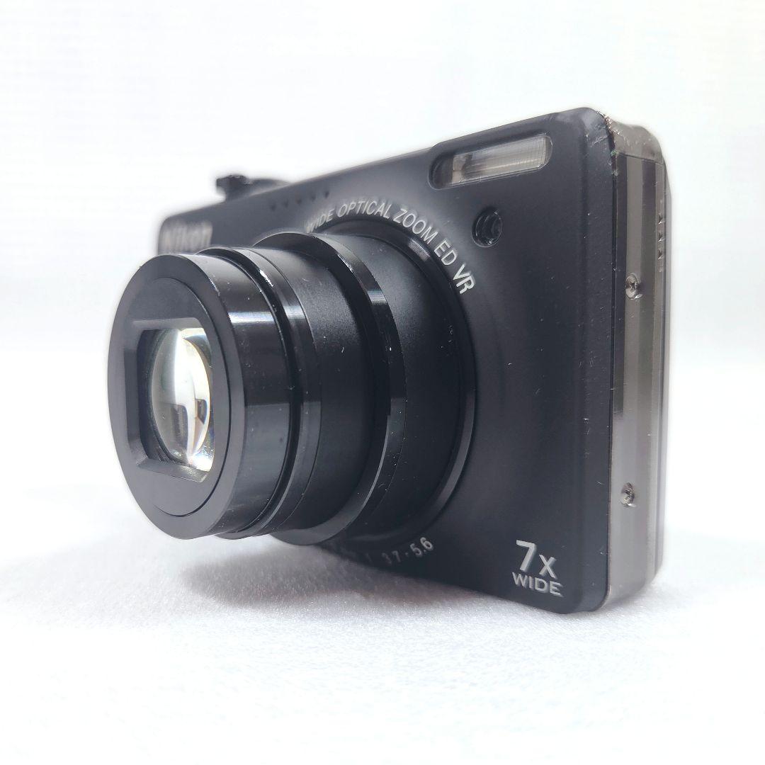 【美品】Nikon COOLPIX S6000 ブラック デジタルカメラ