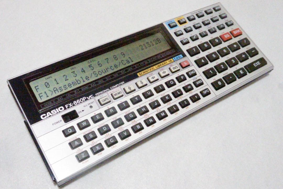 CASIO 　ポケットコンピューター　FX860PVC
