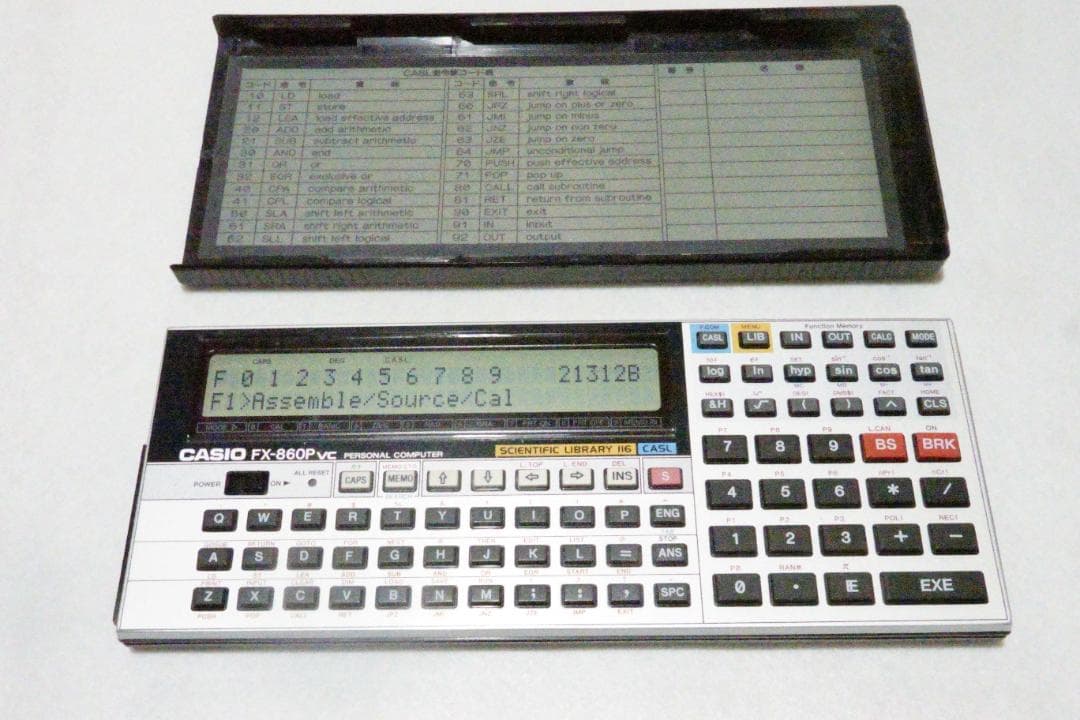 CASIO 　ポケットコンピューター　FX860PVC