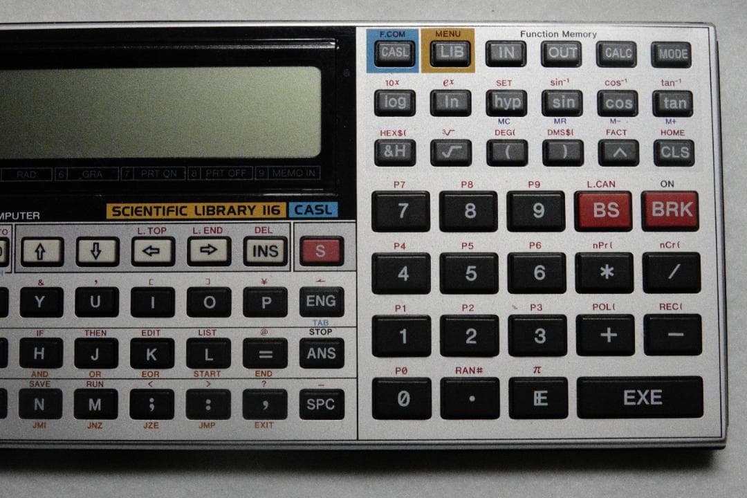 CASIO 　ポケットコンピューター　FX860PVC