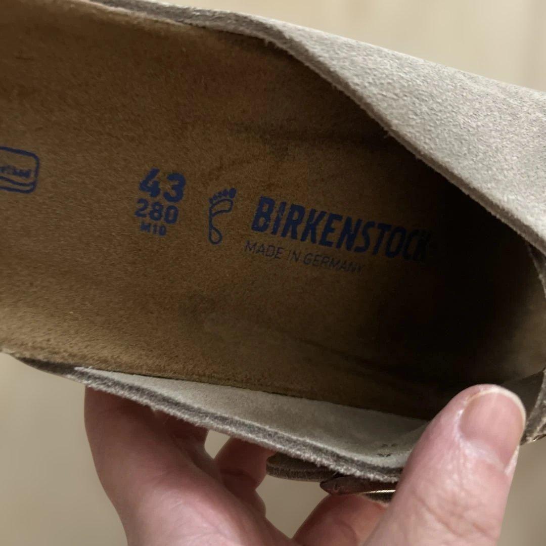 BIRKENSTOCK ベージュ スエード サンダル