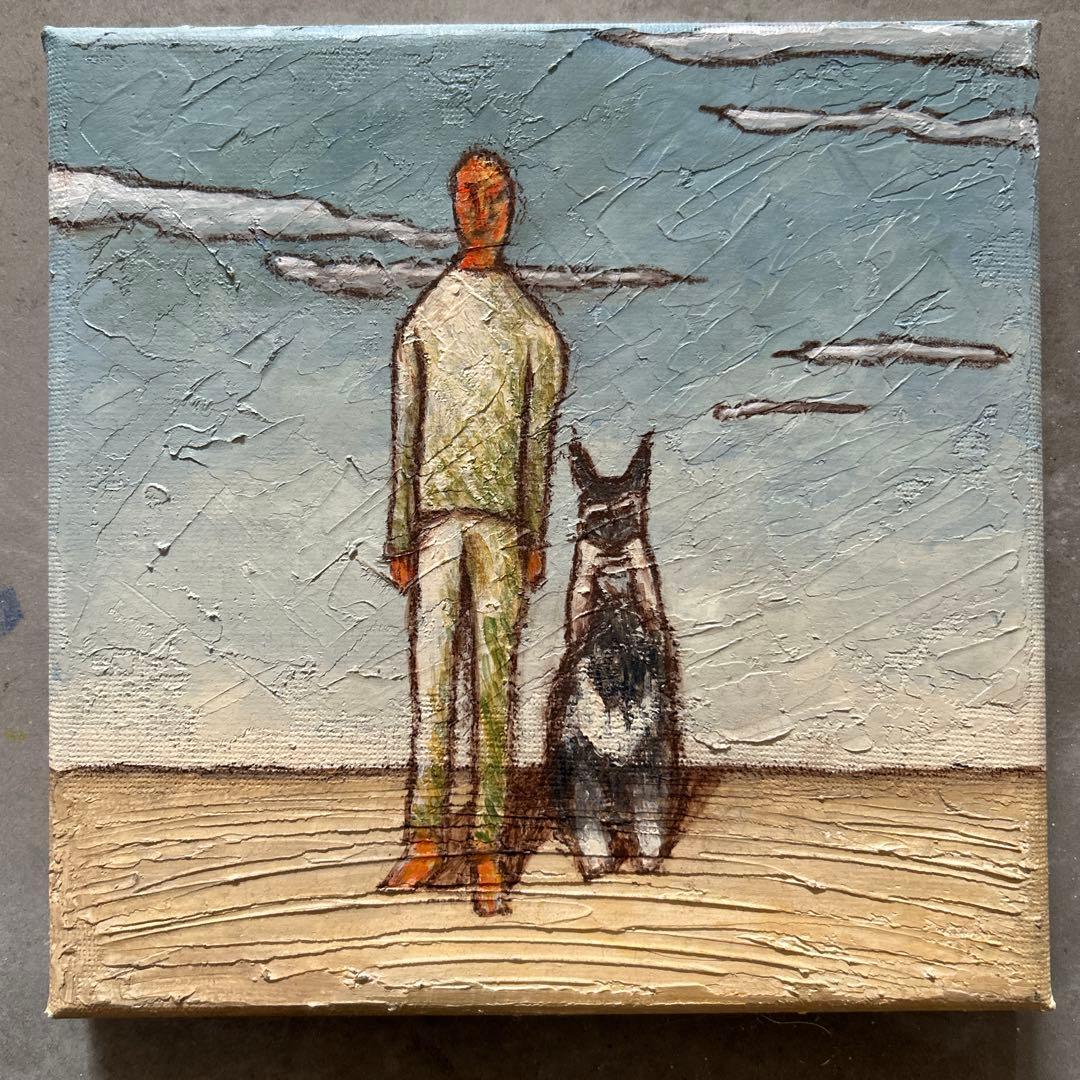 アクリル画　18×18