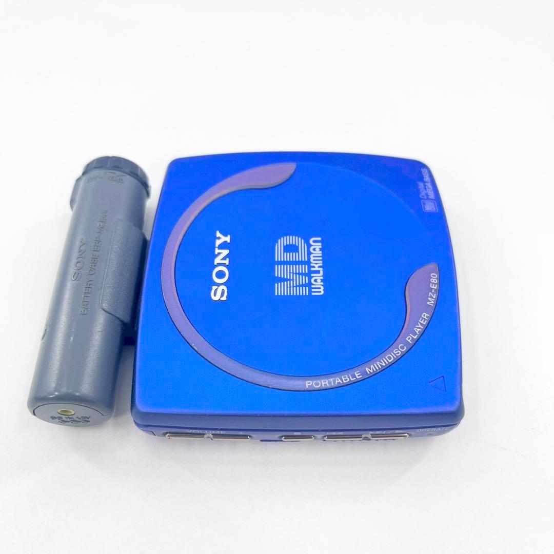 美品 SONY MZ-E80 MDウォークマン MDプレーヤー 単三電池対応