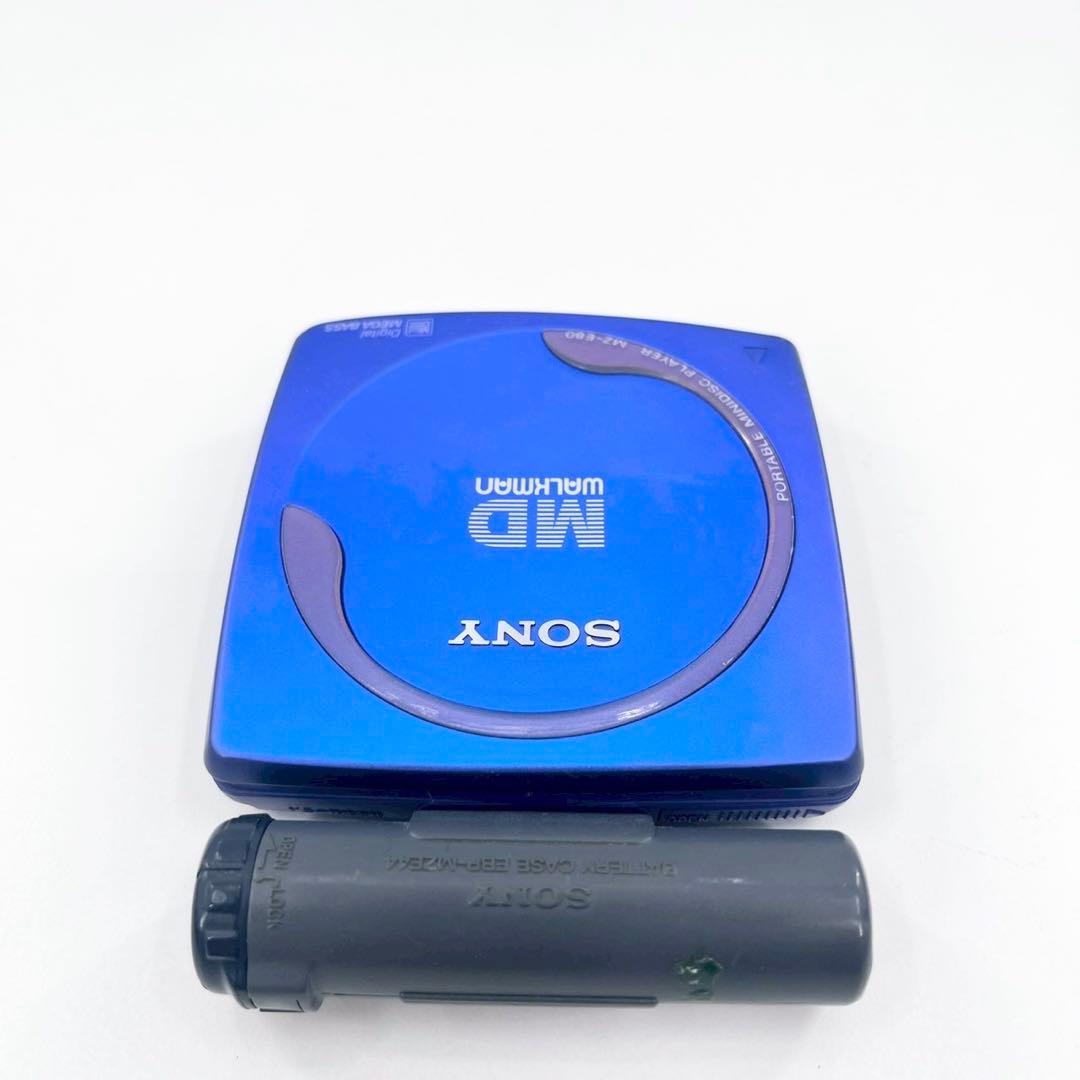 美品 SONY MZ-E80 MDウォークマン MDプレーヤー 単三電池対応