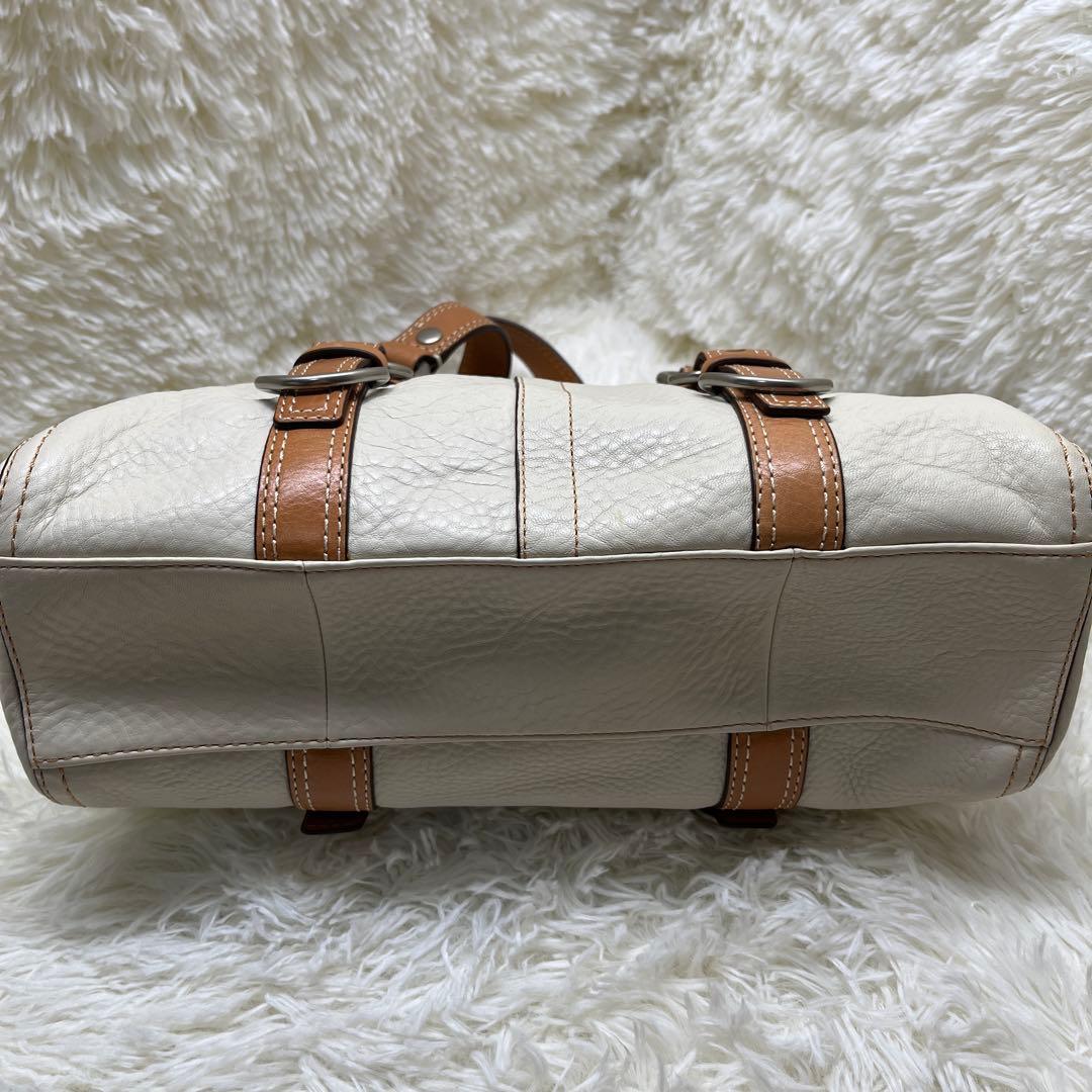 ＣＯＡＣＨ コーチ レザー　ハンドバッグ　D0882-F12334 ホワイト系