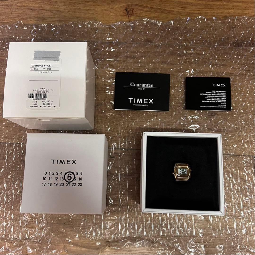 時計 MM6 x Timex T80 Watch Ring gold S/M