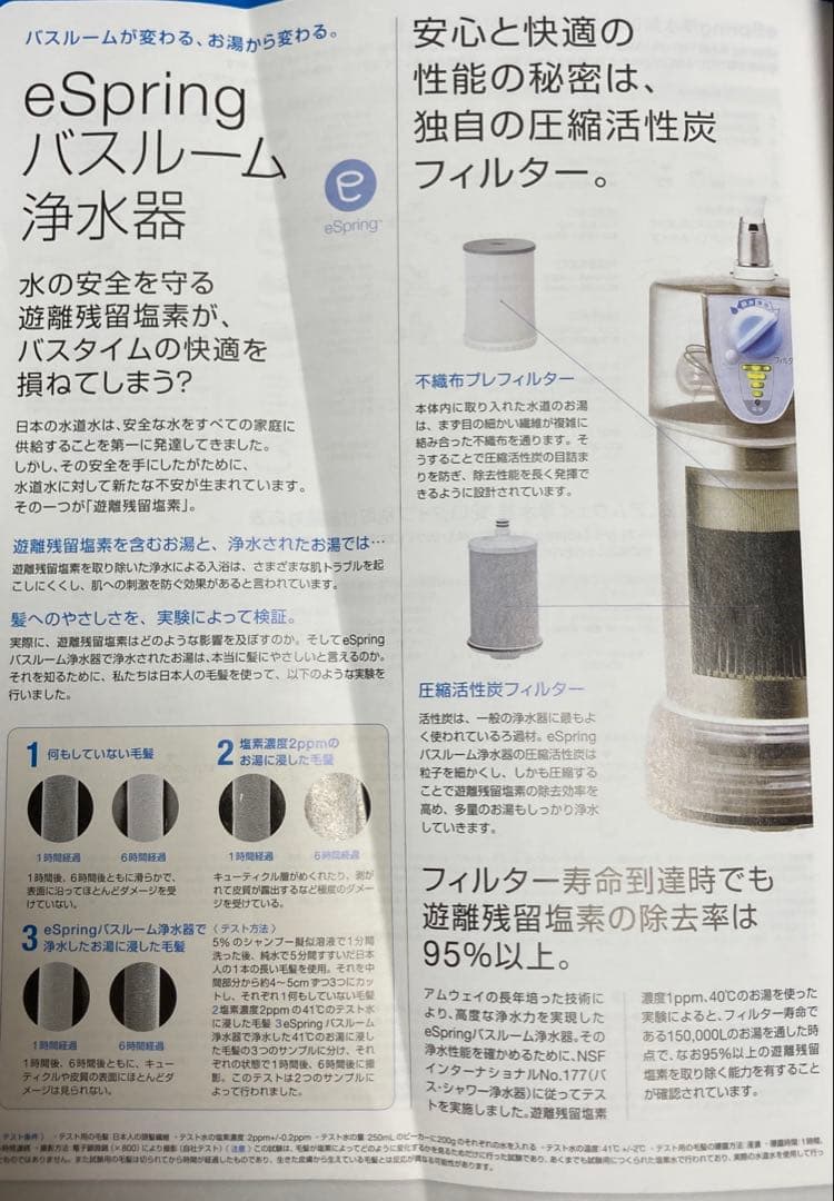 85%オフ★未使用amwayバスルーム浄水器