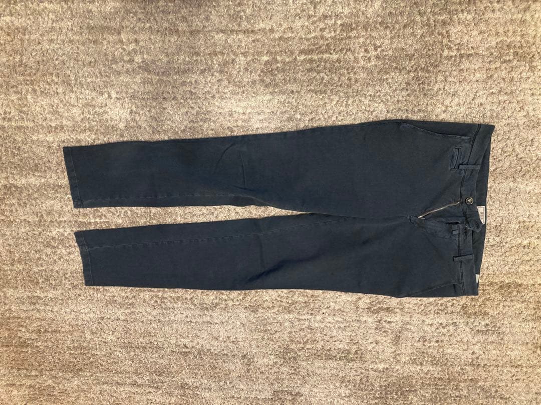 BRIGLIA 1949 上質　ストレッチ スリム チノパン 紺45