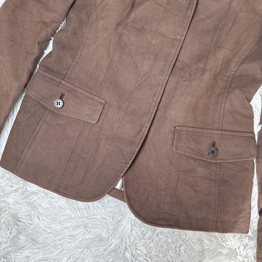 バーバリーロンドン テーラードジャケット ノバチェック イタリア製生地 比翼 M