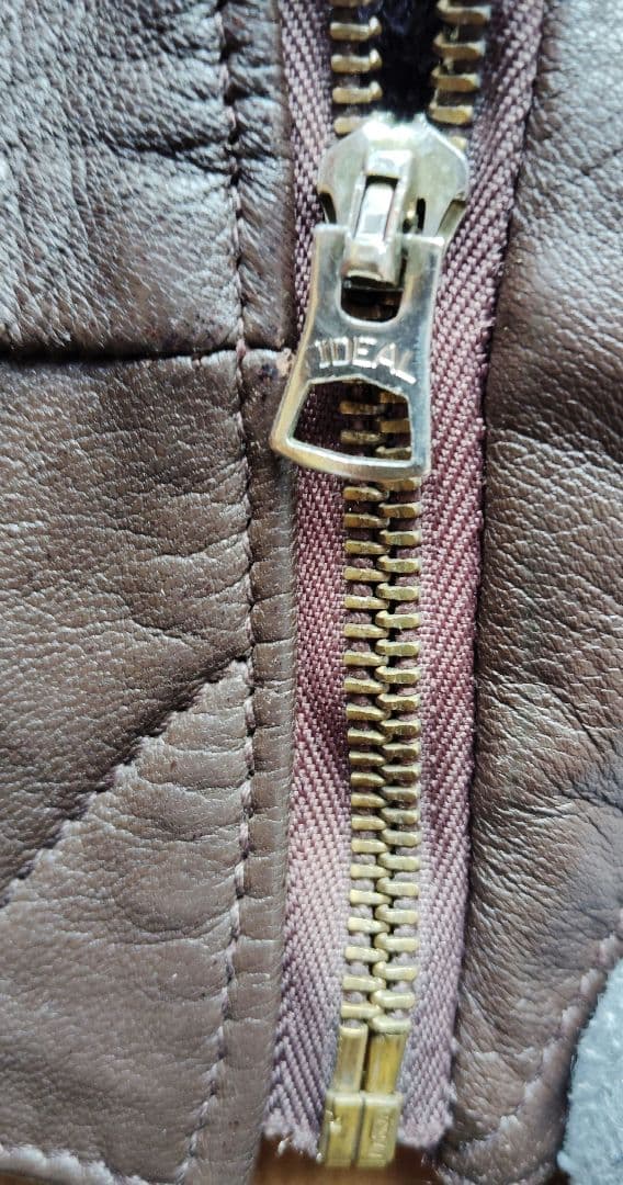 この状態COOPER A2 レザージャケット 40R ダークブラウン格安です