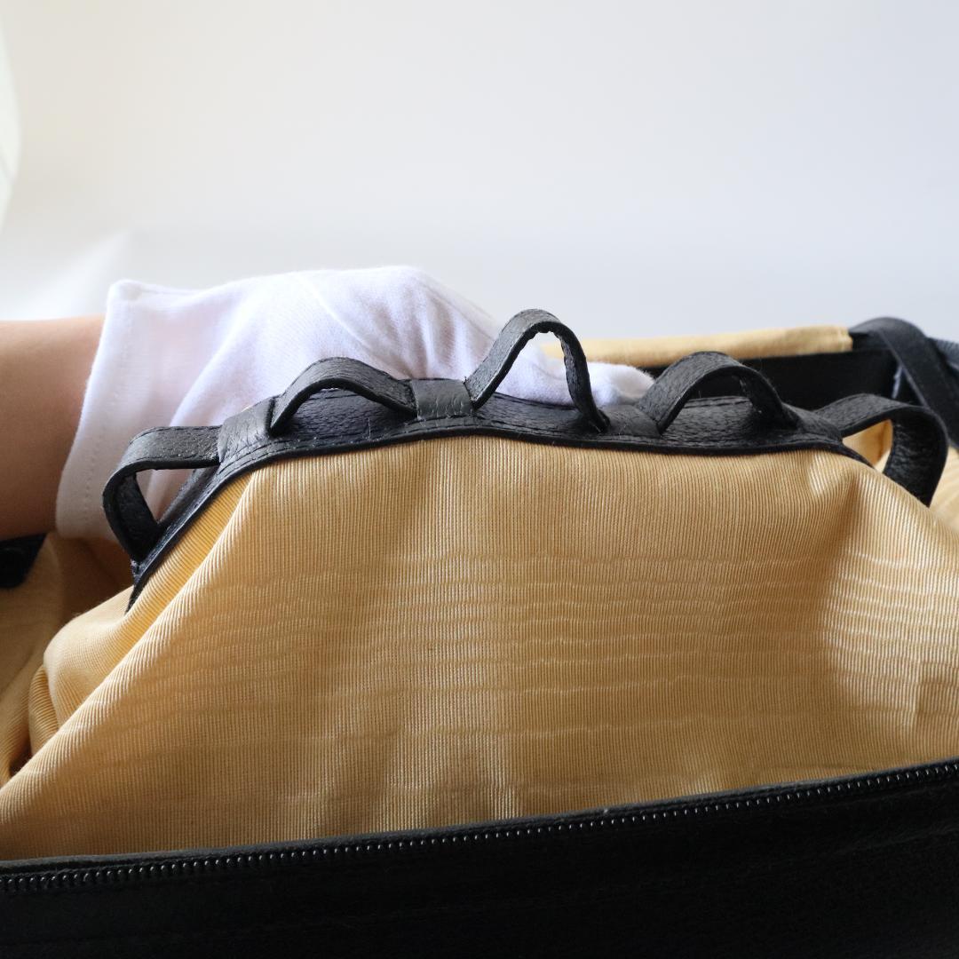 グッチ　バニティバッグ　バンブー×ピッグスキン　黒　メイクボックス