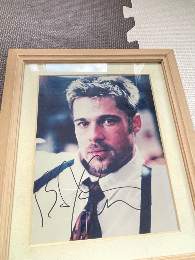 ブラットピット　直筆サイン　２点セット