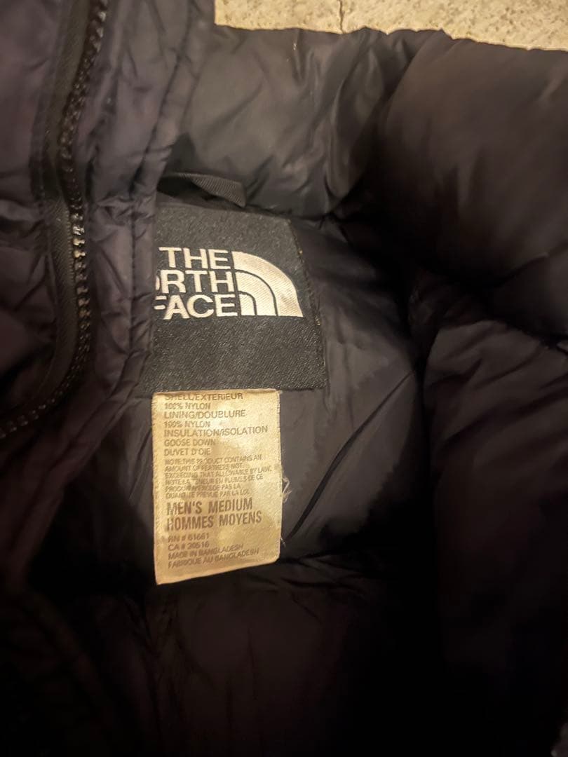THE NORTH FACEのブラックのヌプシダウンジャケット　サイズM
