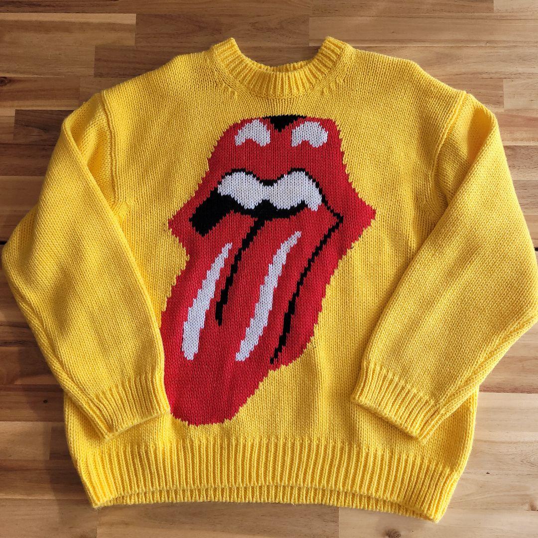 DONCARE Rolling Stones 舌ロゴ ニットセーター