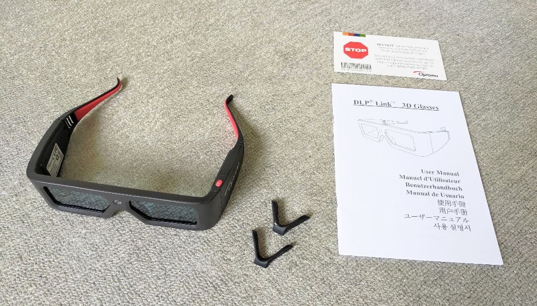 【動作未確認】optoma　3Dメガネ　ZD101