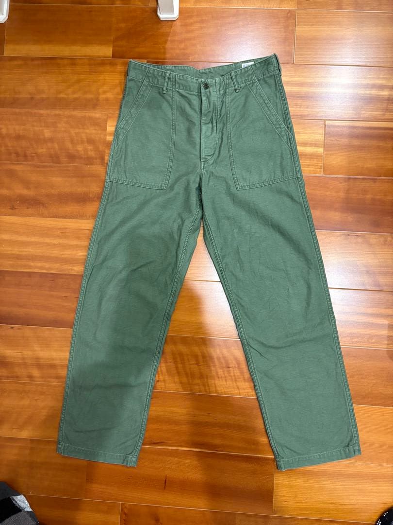 オアスロウ　USファティーグパンツL 3 オリーブ