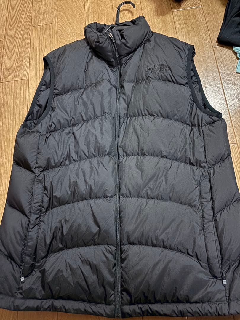 THE NORTH FACE ブラックアコンカグア ダウンベスト XXL