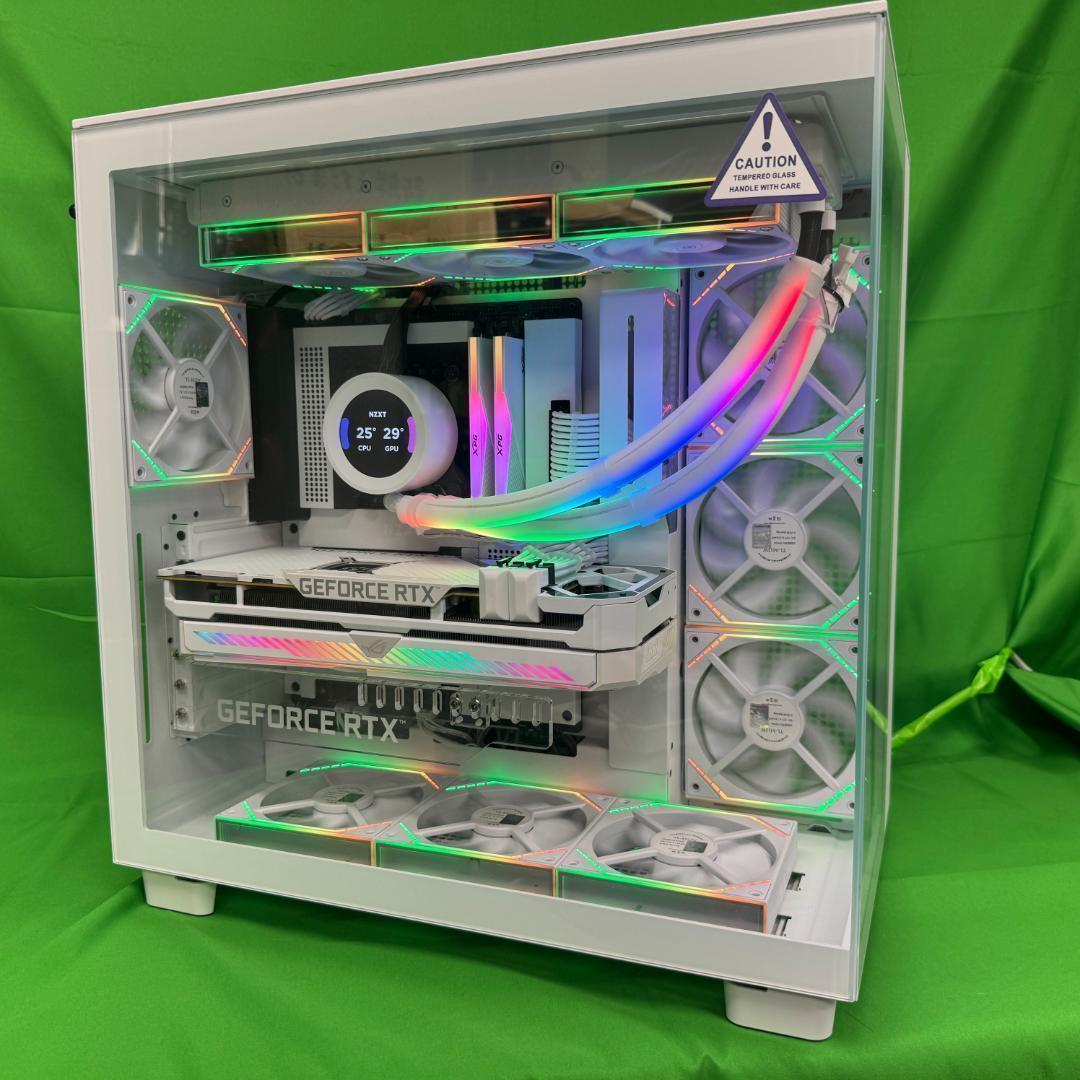 【真っ白NZXT自作PC】Core i5 RTX3070 32GB NVMe搭載