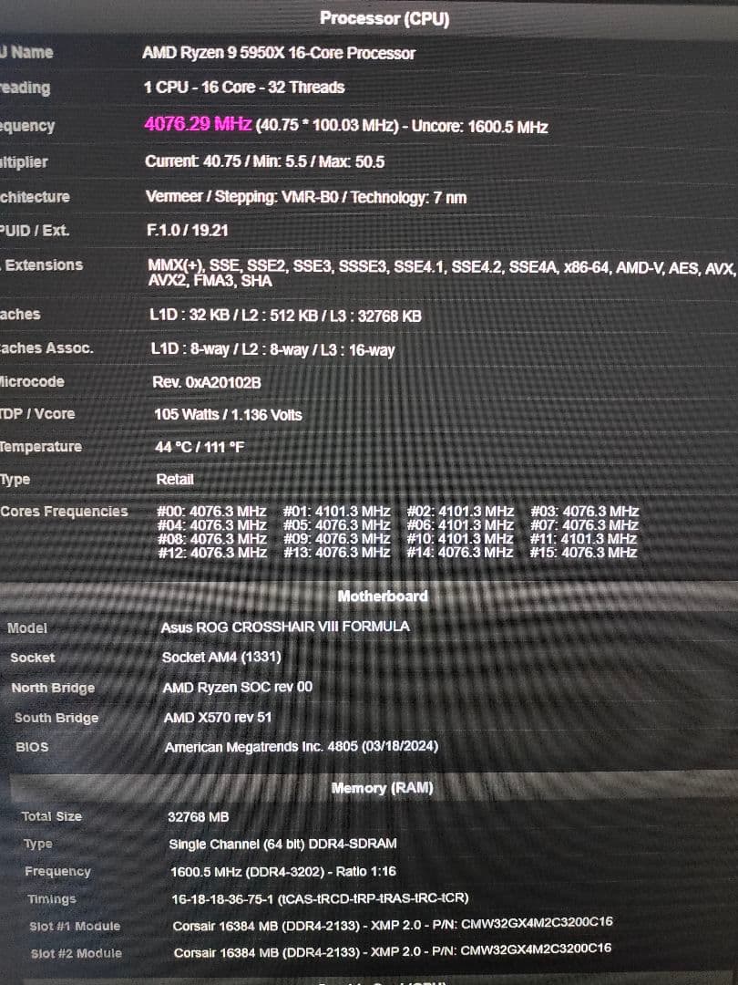 AMD Ryzen 9 5950x + マザボード + メモリーセット